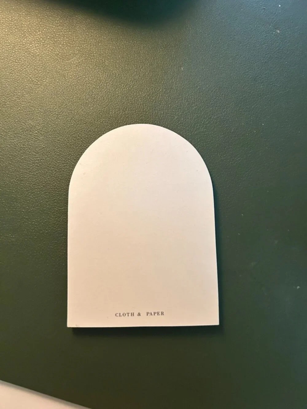 Cloth + Paper Domed Arch Sticky Notes